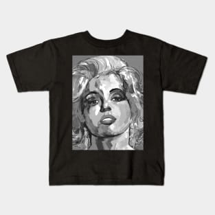 Marilyn Black and White Kids T-Shirt